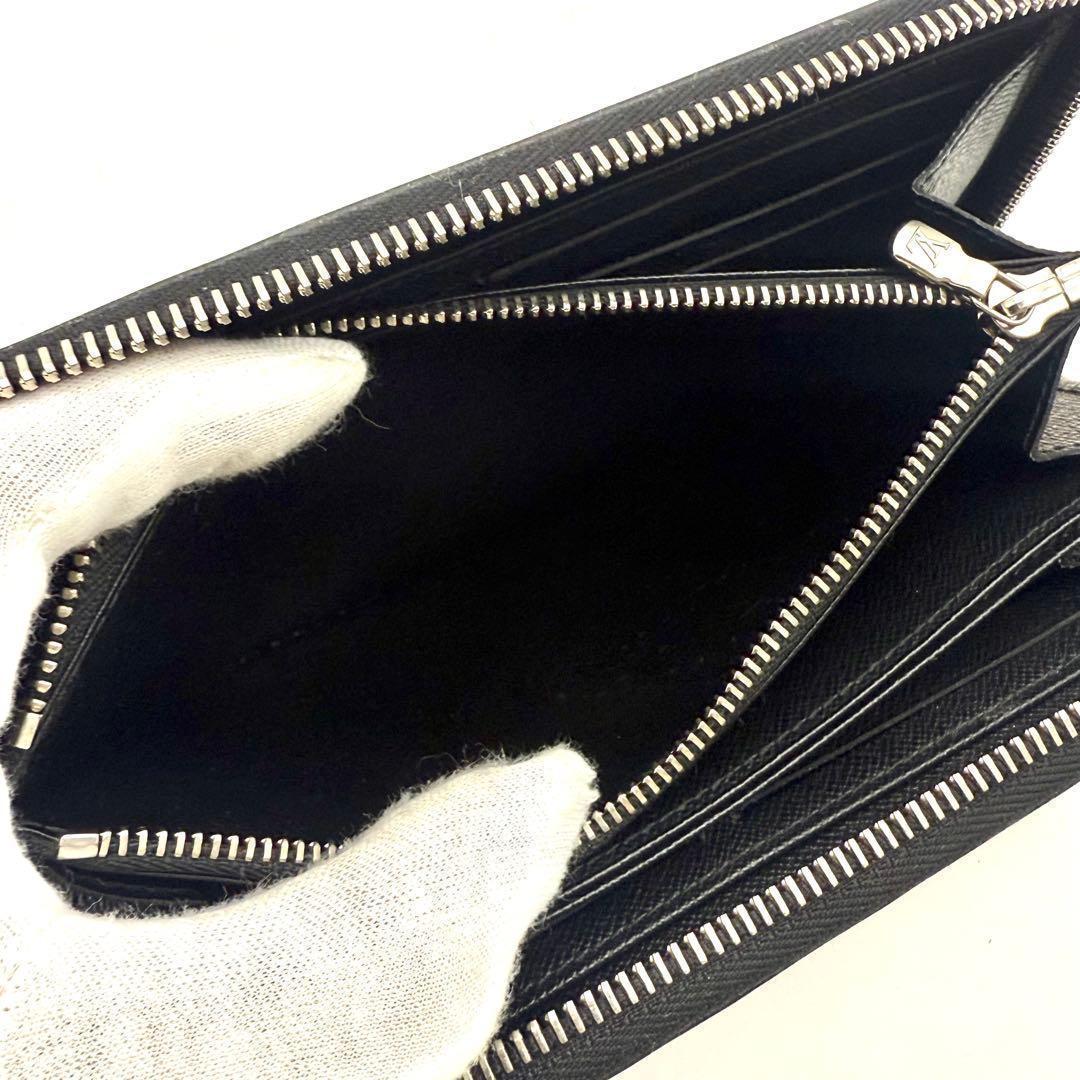 【使用感少ない】ルイヴィトン エピ ジッピーウォレット ノワール 黒 長財布