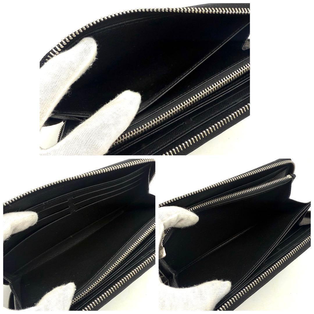 【使用感少ない】ルイヴィトン エピ ジッピーウォレット ノワール 黒 長財布