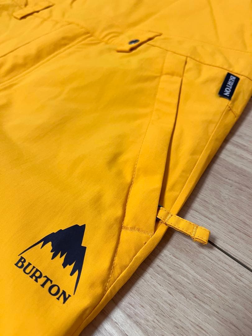 BURTON スノーボード ビブパンツ kids サイズL（150㎝） イエロー