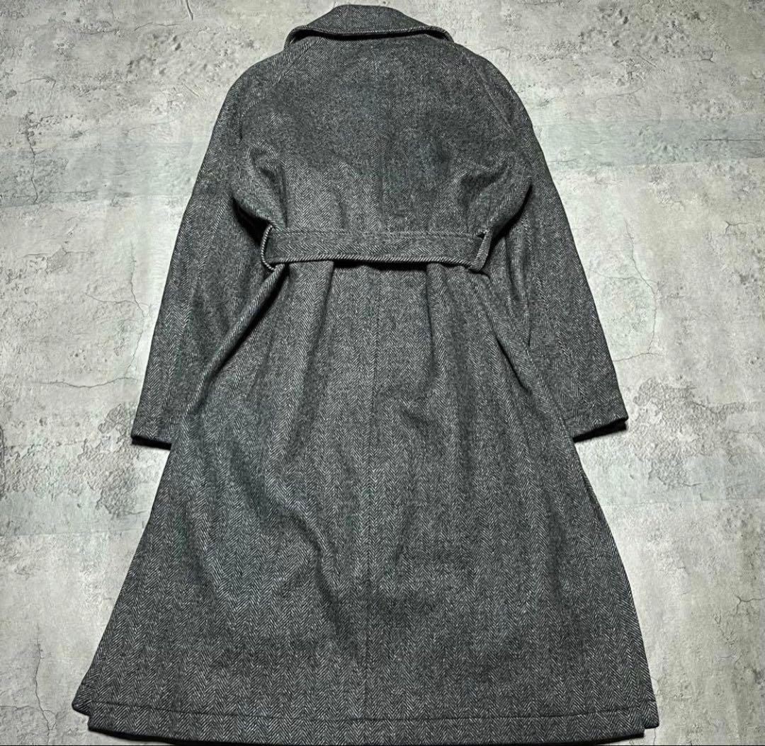 メゾンスペシャル MANTECO ヘリンボーン　チェスターコート　00.