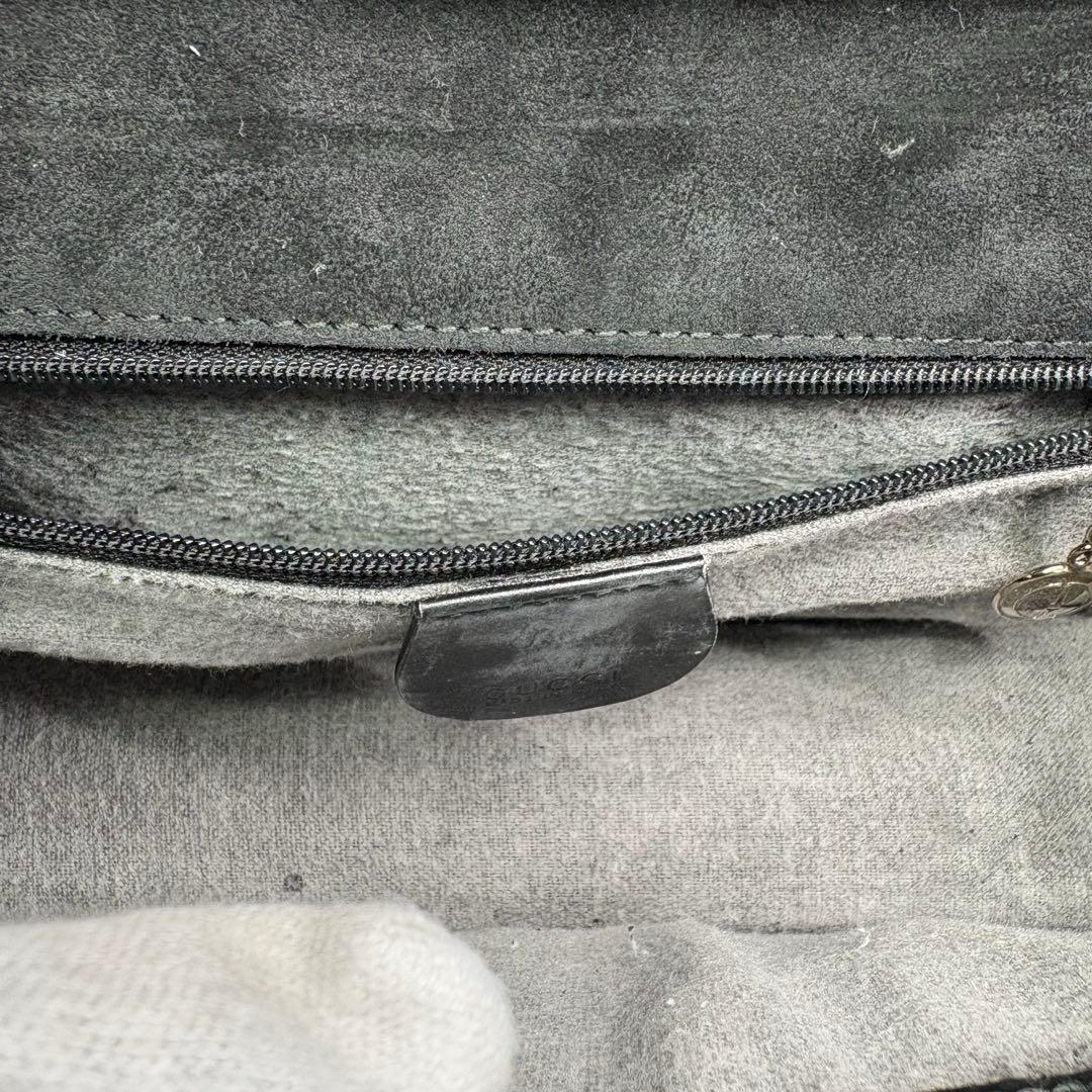 GUCCI ホースビットショルダーバッグクラッチバッグ　パテントレザー 2way