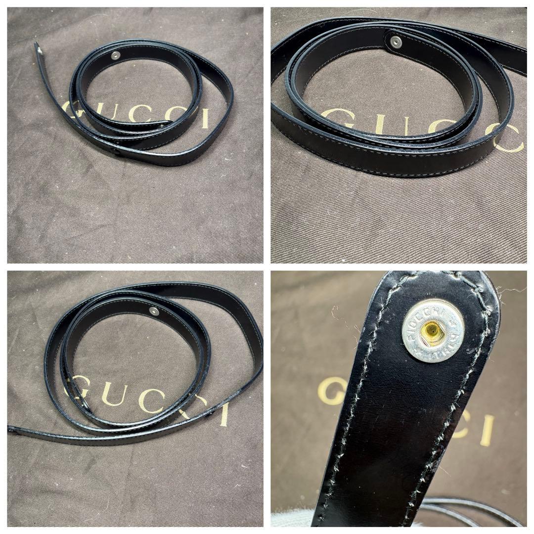 GUCCI ホースビットショルダーバッグクラッチバッグ　パテントレザー 2way