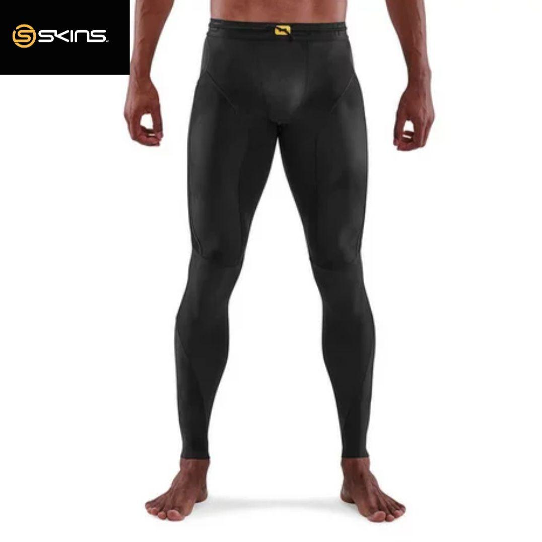 SKINS ブラック コンプレッションレギンス L