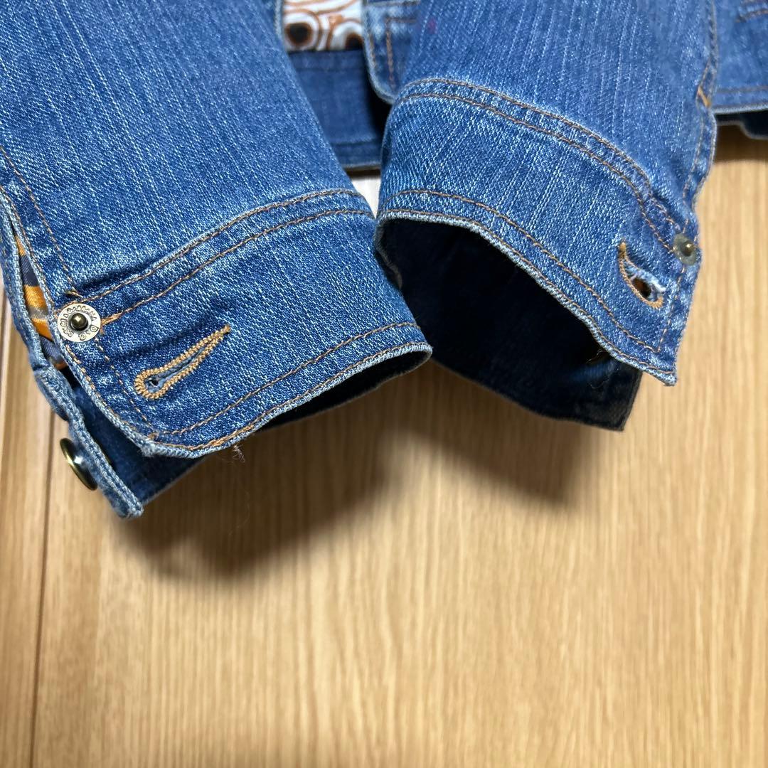 D&G ドルチェ＆ガッバーナ ファー襟デニムジャケット M（S相当） イタリア製