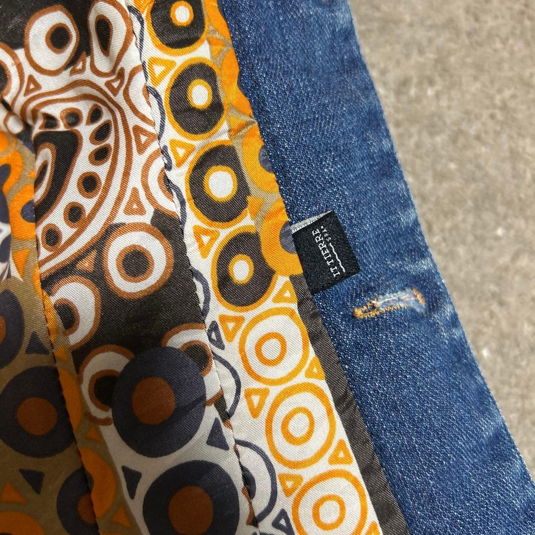 D&G ドルチェ＆ガッバーナ ファー襟デニムジャケット M（S相当） イタリア製