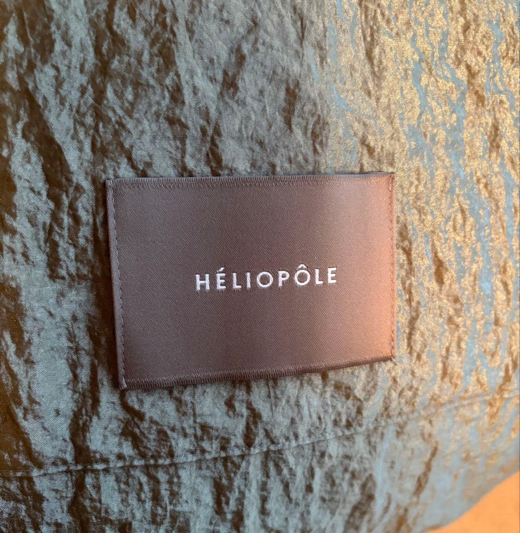 HELIOPOLE、ナイロンロングコート オーバーサイズ