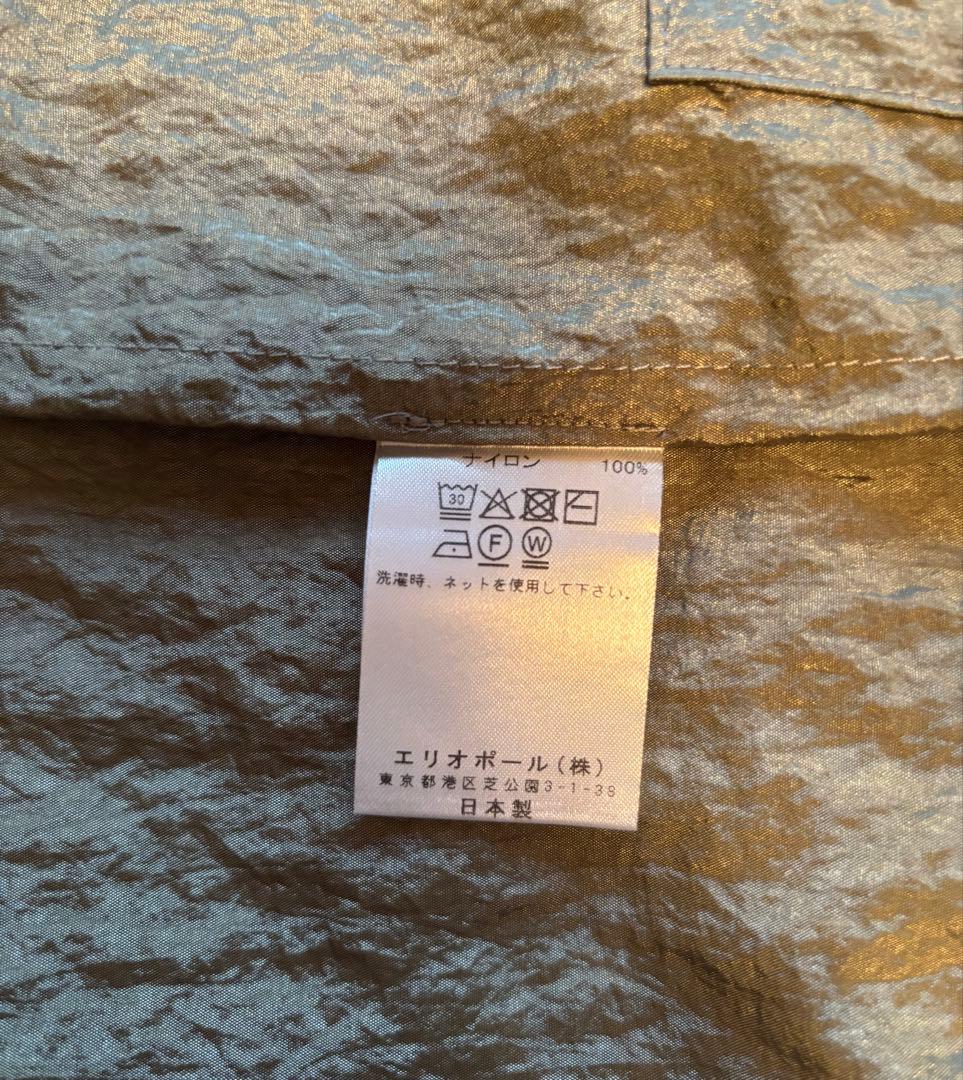 HELIOPOLE、ナイロンロングコート オーバーサイズ