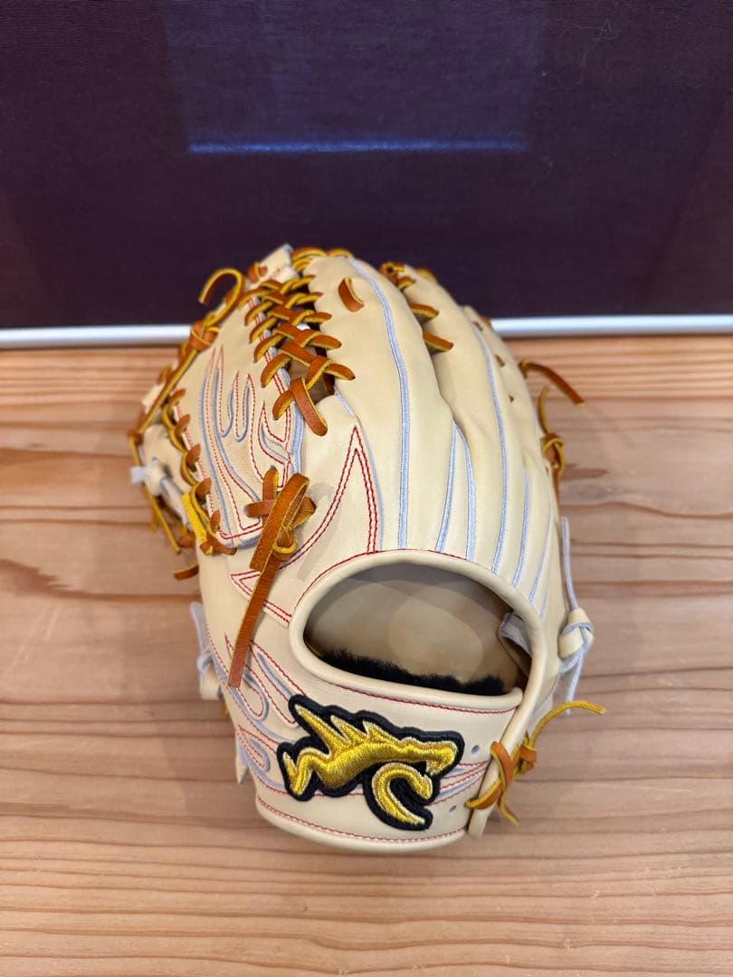 ryu 硬式用グローブ　左利き　キャメル