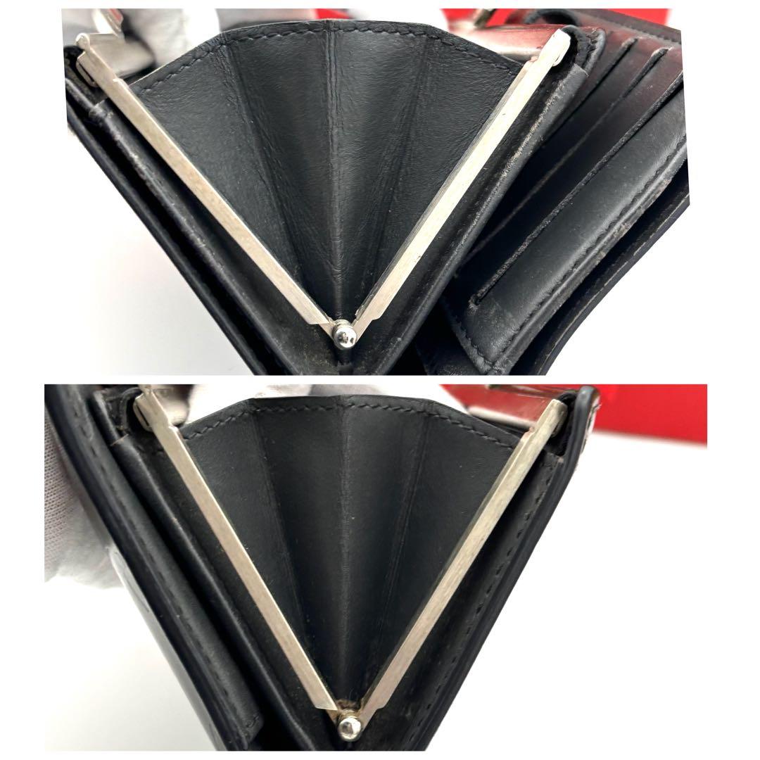 ルイヴィトン ポルトモネビエヴィエノワ モノグラムマット がま口財布 グレー