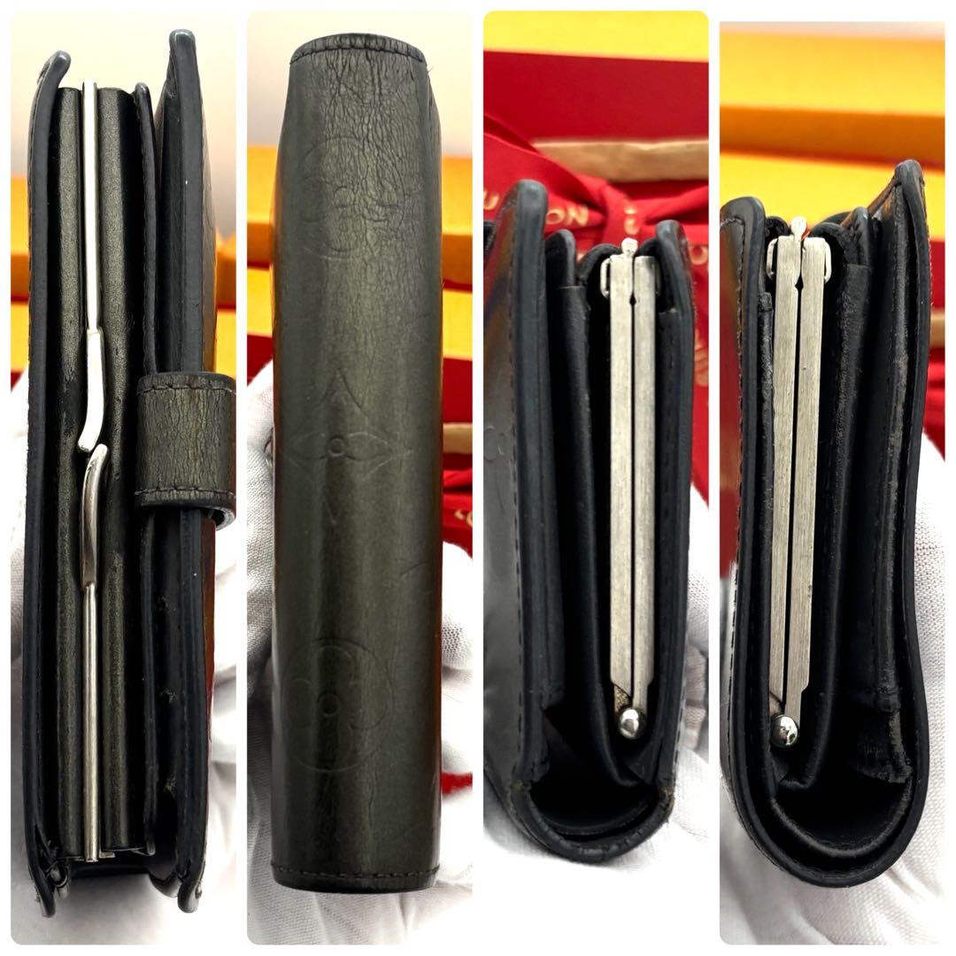 ルイヴィトン ポルトモネビエヴィエノワ モノグラムマット がま口財布 グレー
