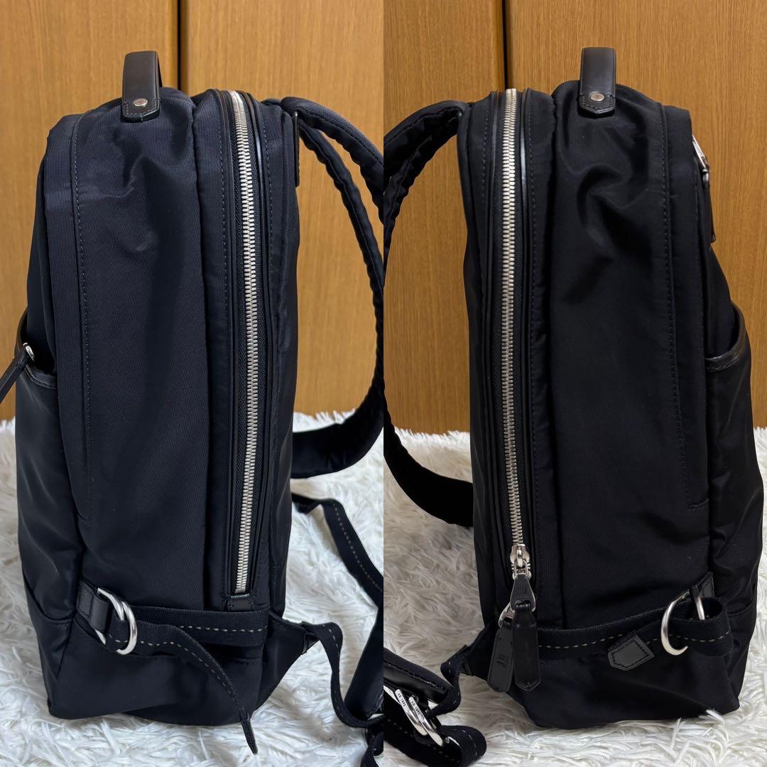 ダンヒル ガーズマン リュック バックパック A4可 大容量 黒 2層 近年