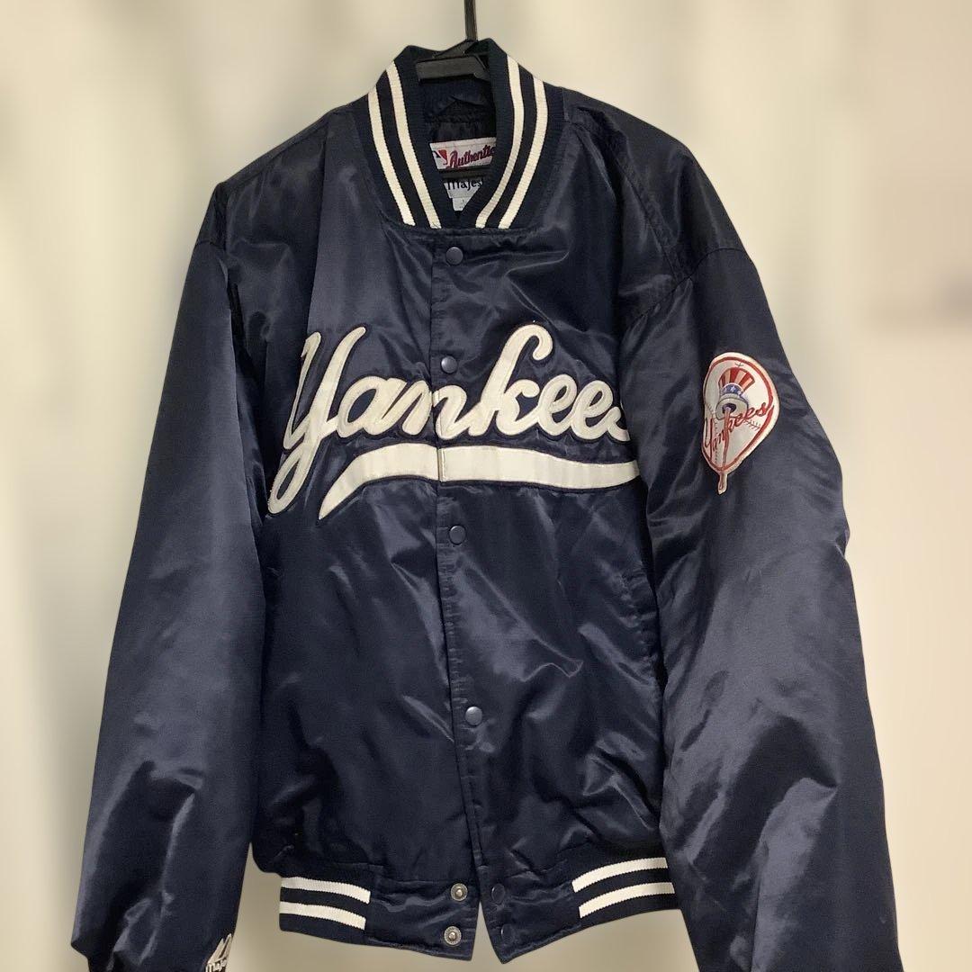 Yankees スタジャン ネイビーLサイズ