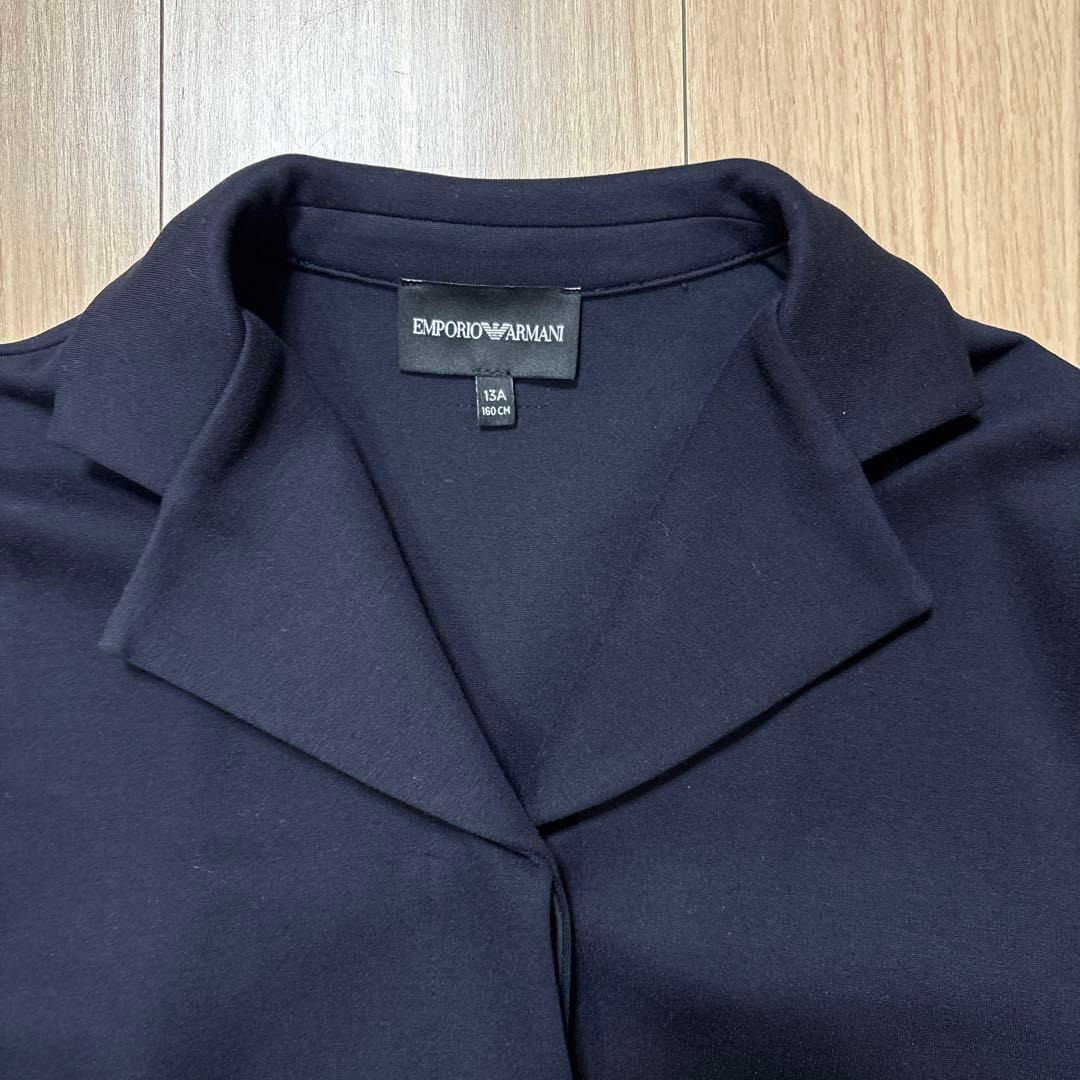 アルマーニジュニア　女子　セット　ネイビー ブレザーとドレス　卒業式　フォーマル