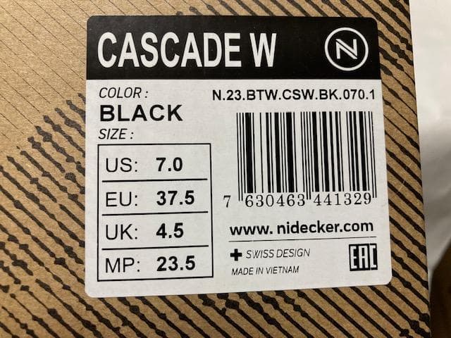 pui 24 ナイデッカー CASCADE W 23.5