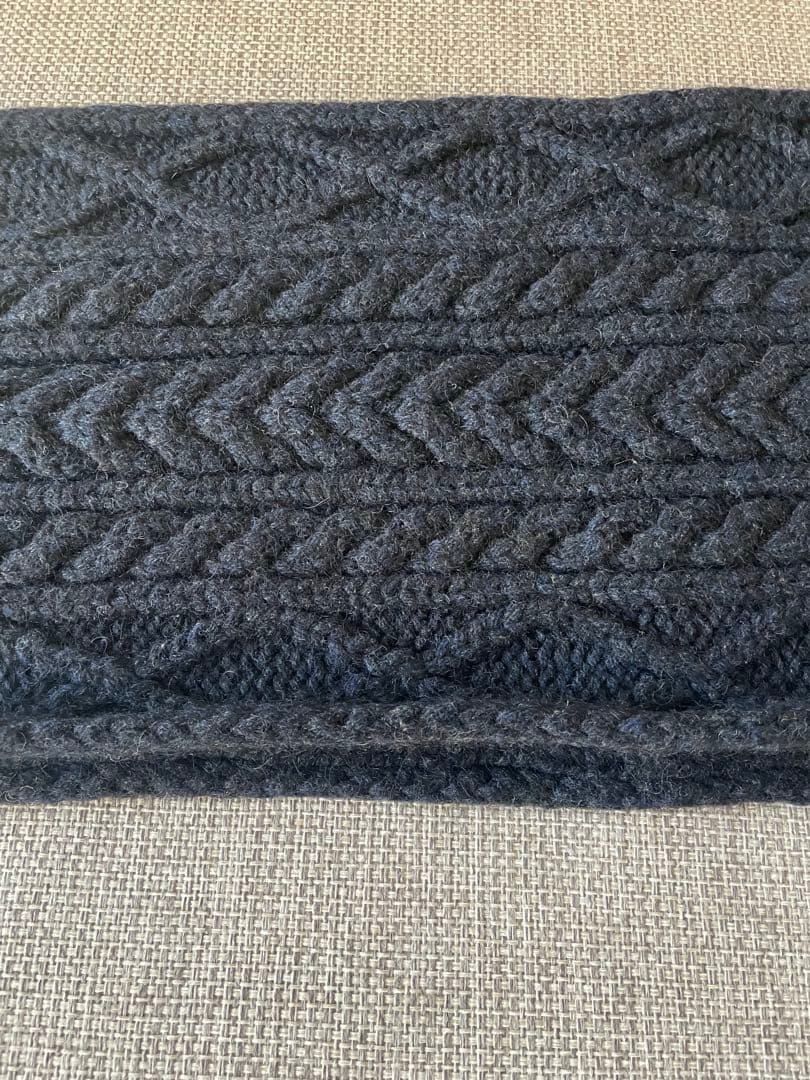 Maison Margiela メゾンマルジェラ ケーブル マフラー ネイビー