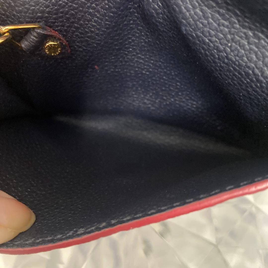 ルイヴィトン　お財布　ポシェットクレ　キーリング　ケース　マリーヌルージュ