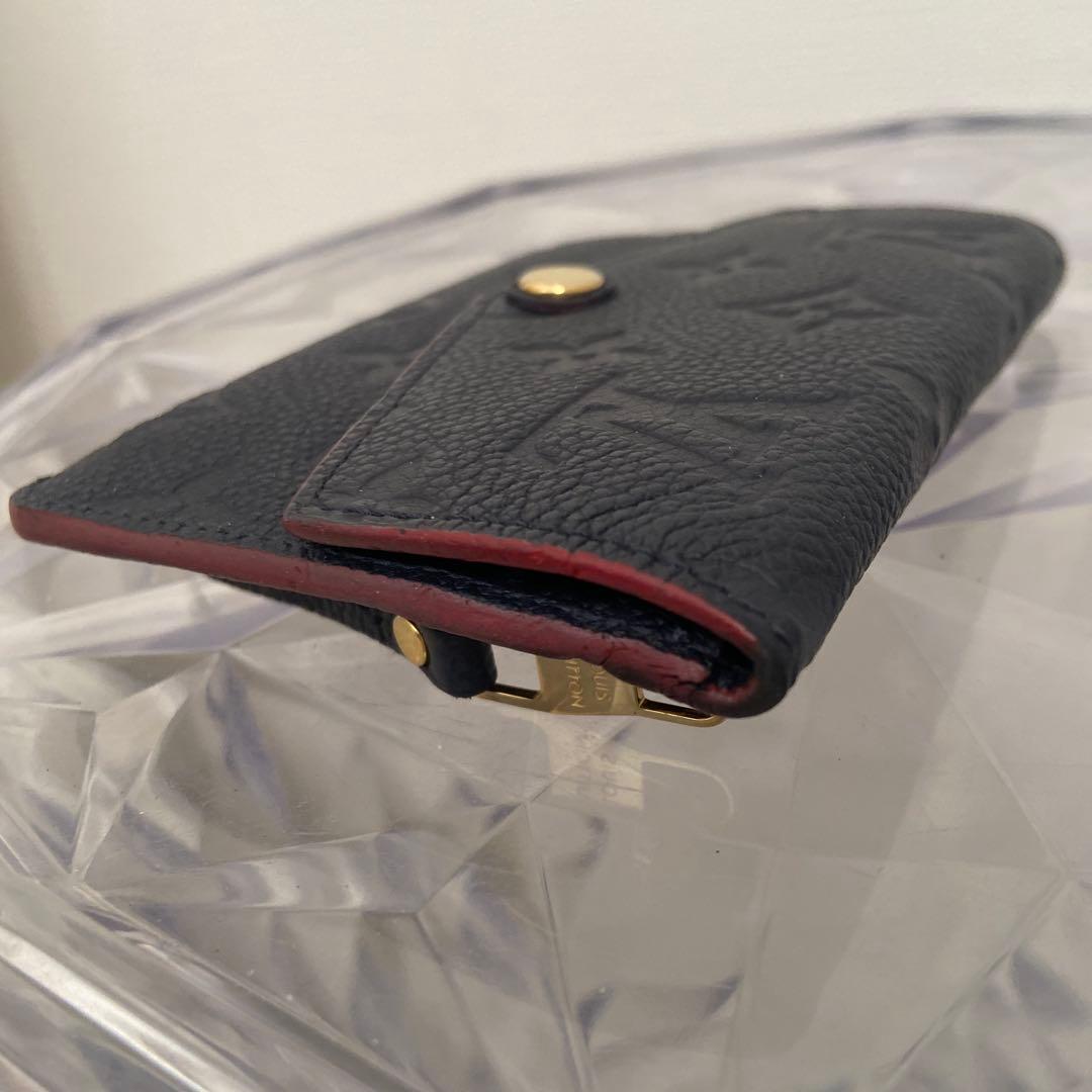 ルイヴィトン　お財布　ポシェットクレ　キーリング　ケース　マリーヌルージュ