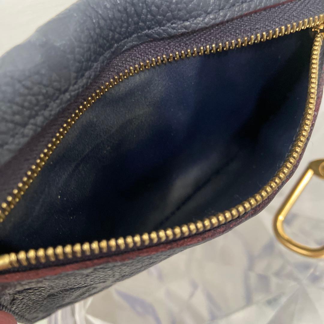 ルイヴィトン　お財布　ポシェットクレ　キーリング　ケース　マリーヌルージュ