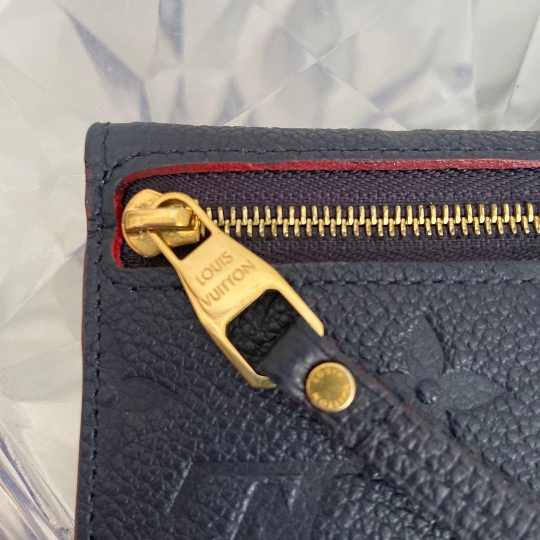 ルイヴィトン　お財布　ポシェットクレ　キーリング　ケース　マリーヌルージュ