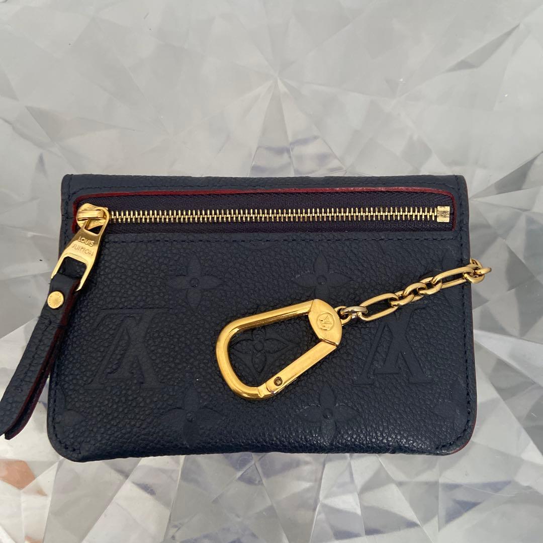 ルイヴィトン　お財布　ポシェットクレ　キーリング　ケース　マリーヌルージュ