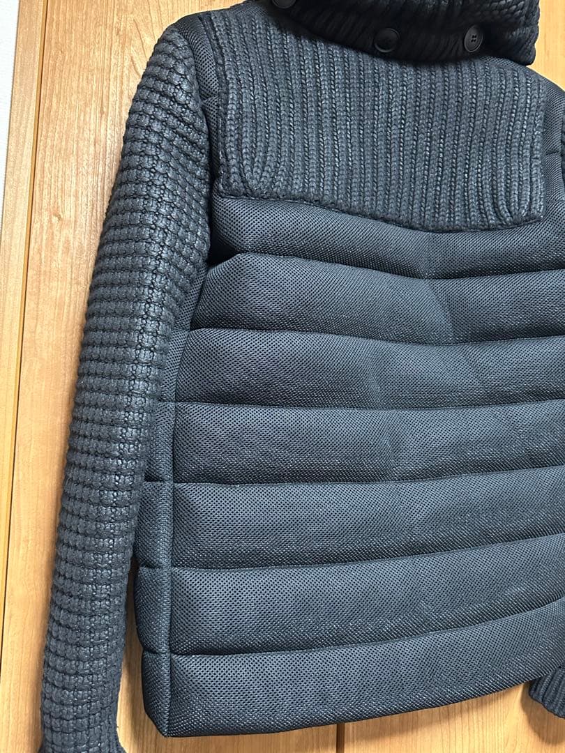 Bark ダッフルコート ニット&ダウン　BLACK