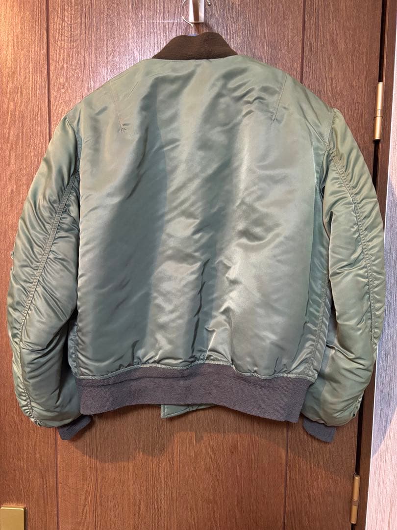 ワ*ラ様 U.S. AIR FORCE B-15Dフライト緑オリーブグリーンUS