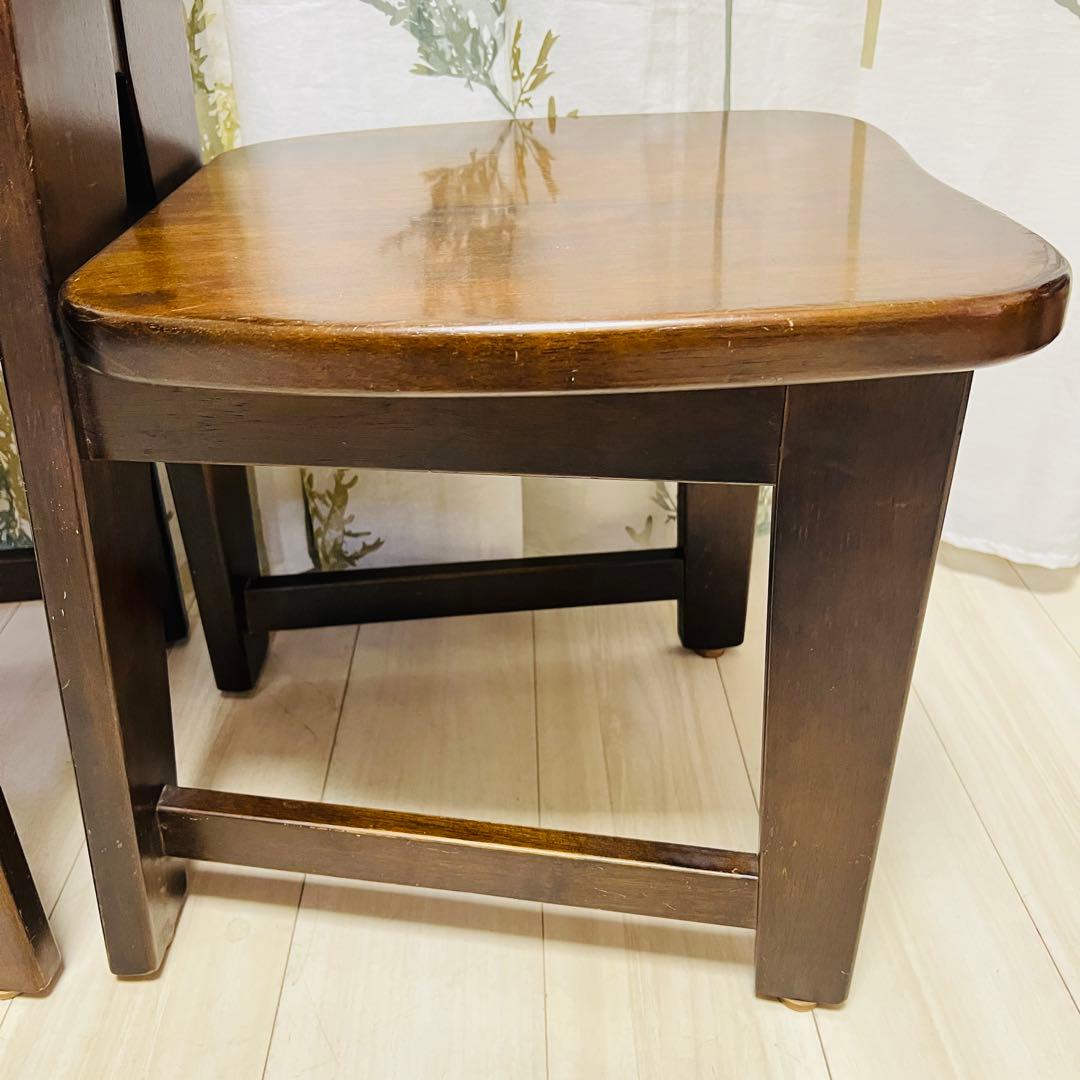 【廃盤品】カリモク RUSTIC 2脚セット ダイニングチェア①