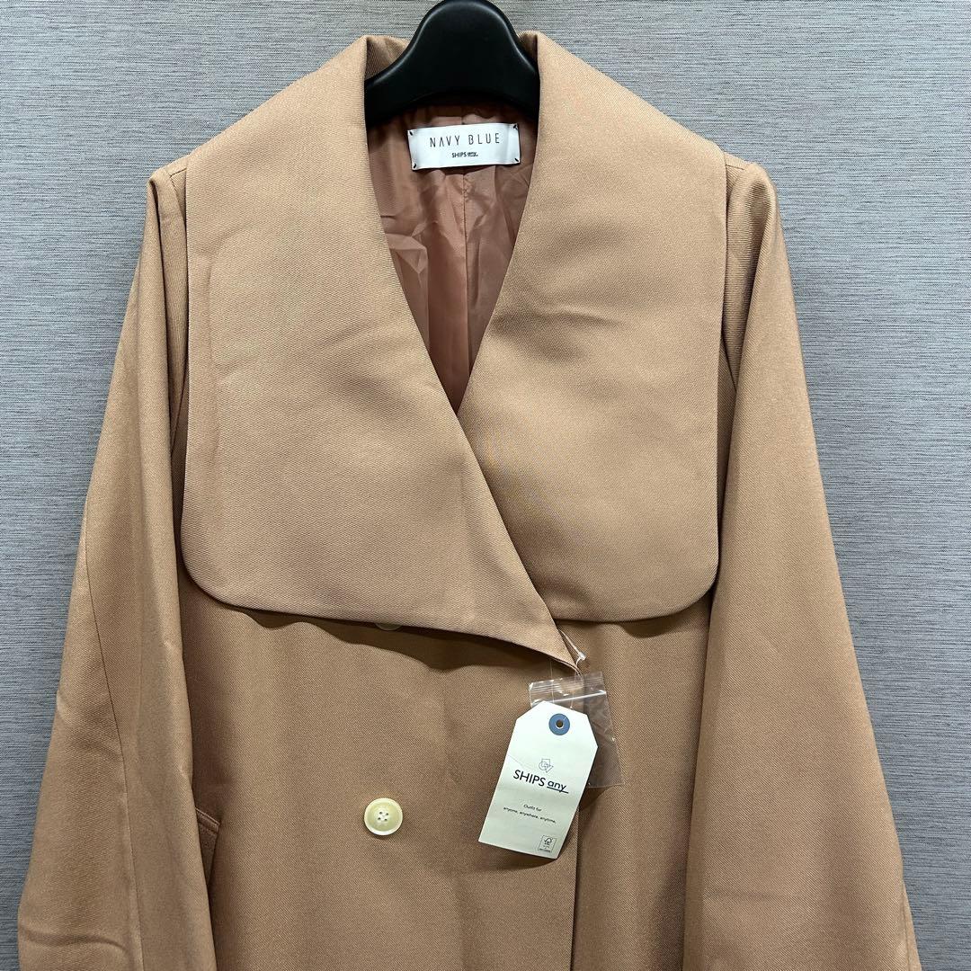 SHIPS any シップス エニィ Aライン コート タグ付き ミディコート