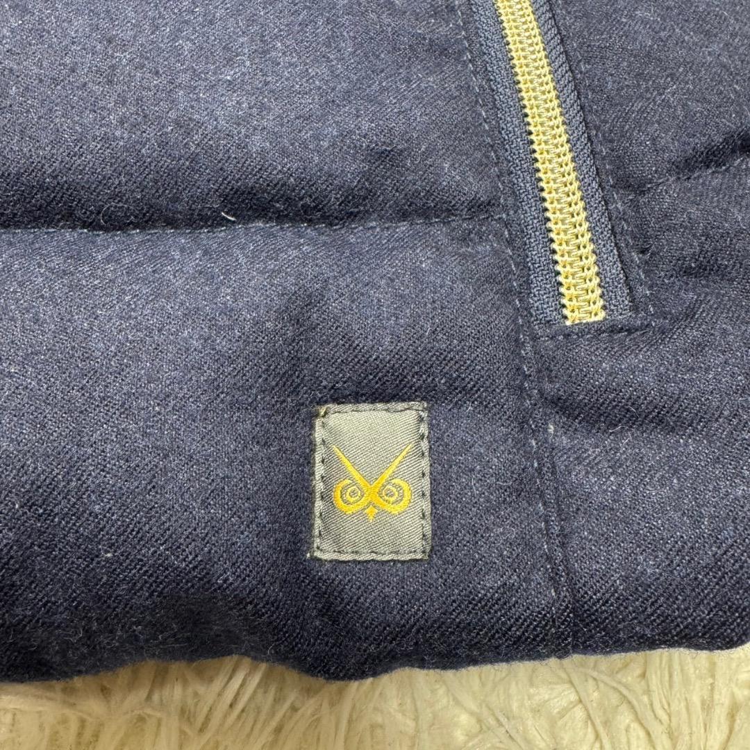 希少✨ロロピアーナ ミネルヴァ グースダウン ダウンベスト Sサイズ　ネイビー