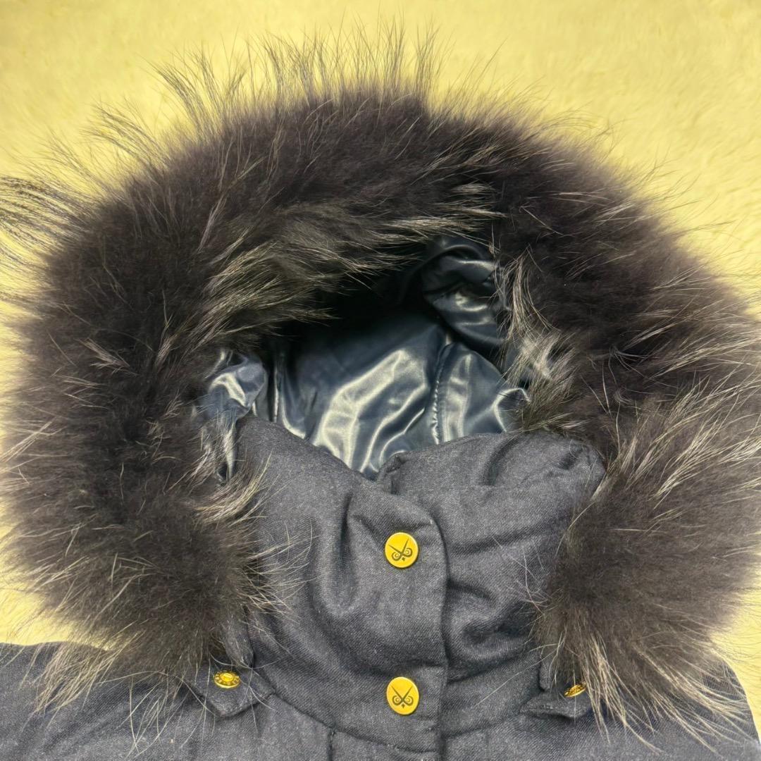 希少✨ロロピアーナ ミネルヴァ グースダウン ダウンベスト Sサイズ　ネイビー