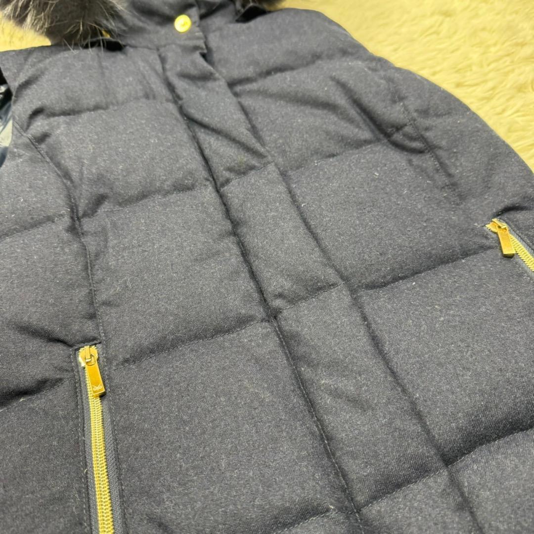 希少✨ロロピアーナ ミネルヴァ グースダウン ダウンベスト Sサイズ　ネイビー