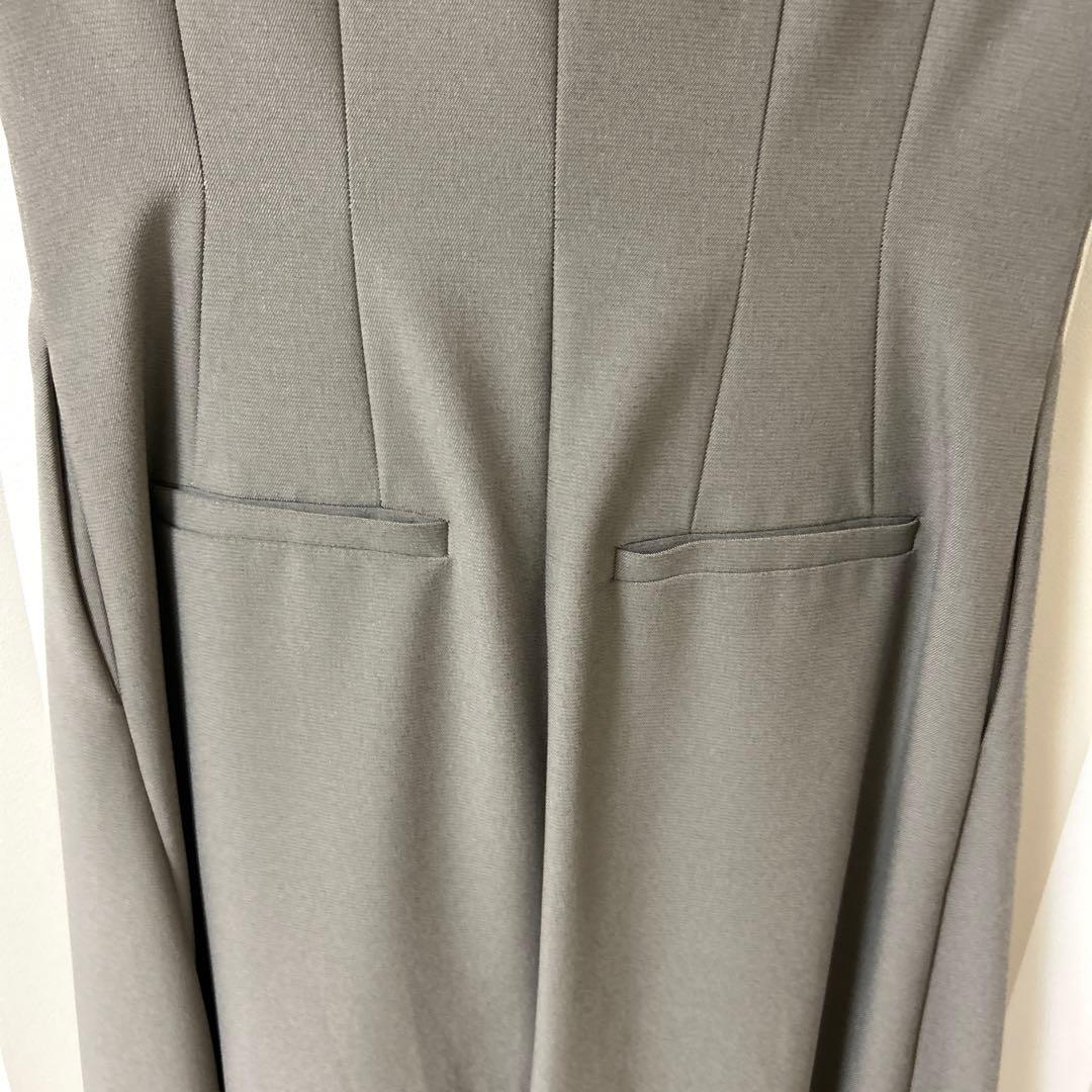 【美品】Aimeine エメイン　肩リボン付きオールインワン　サイズS