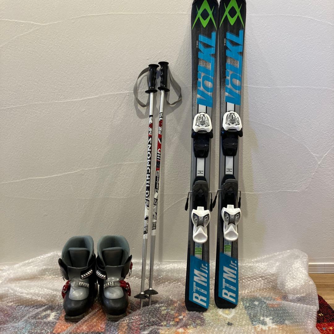 Volkl RTM Jr.スキー板110㎝　セット