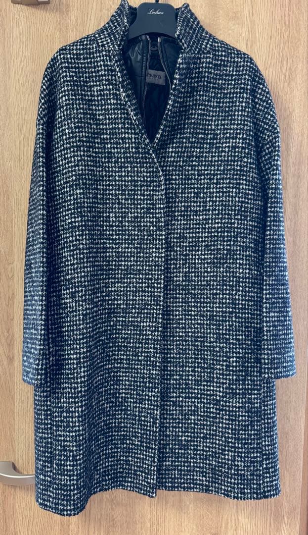 お値下げ中❄︎ レリアンイタリア製チェック柄チェスターコート11号