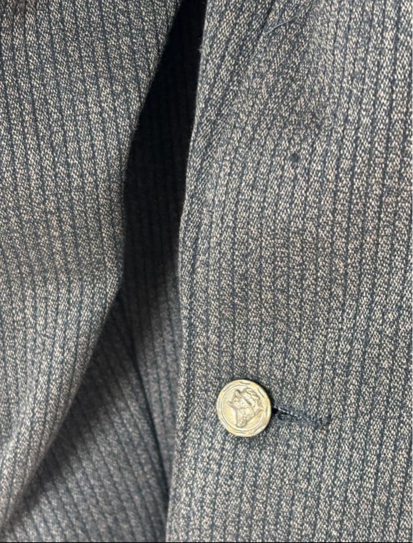 【極美品】フレンチ ハンティングジャケット 動物ボタン フランス製