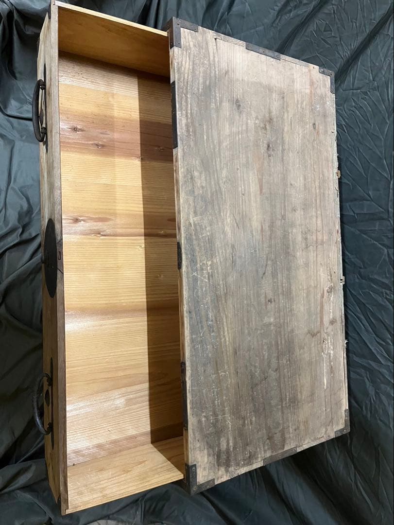 昭和レトロ 木製タンス ビンテージ 古物 骨董品 大正 明治