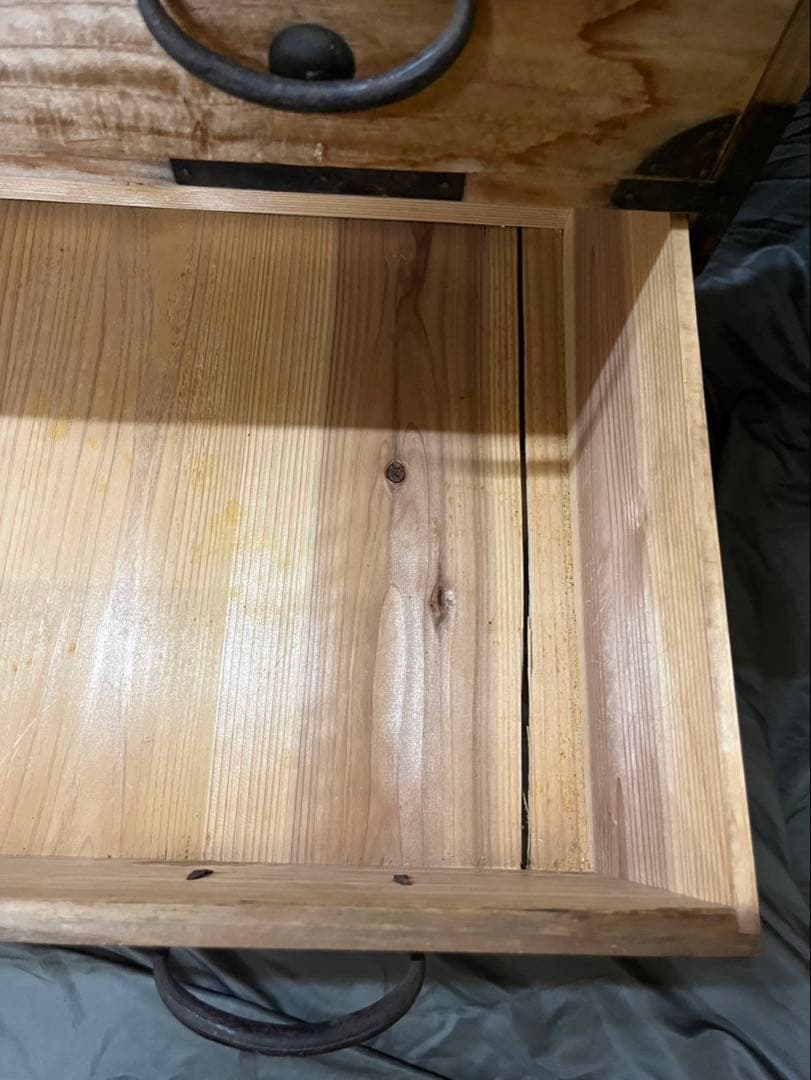 昭和レトロ 木製タンス ビンテージ 古物 骨董品 大正 明治