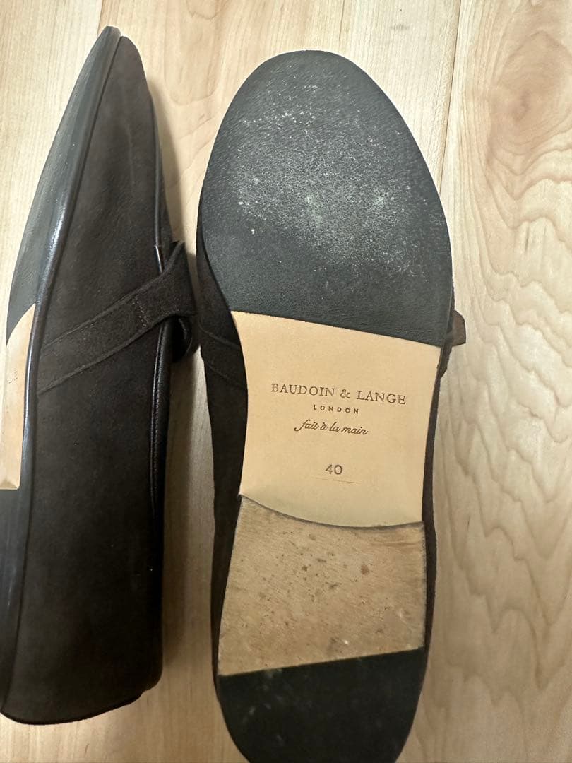 靴 BAUDOIN &LANGE Sagan classic buckle 40