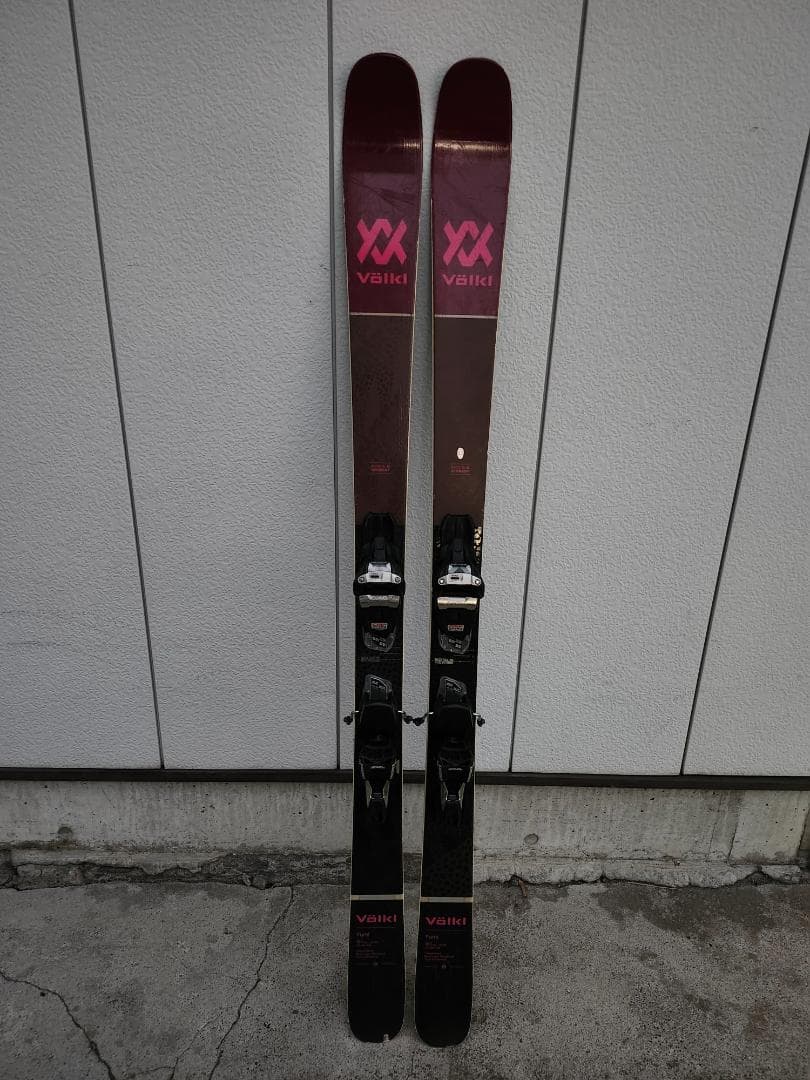 Völkl YUMI スキー板 パープル ピンク ビンディング付き