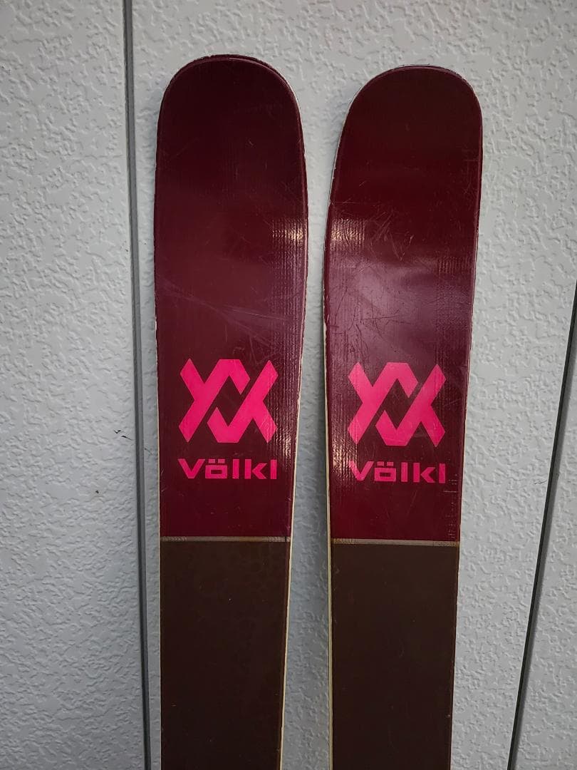 Völkl YUMI スキー板 パープル ピンク ビンディング付き