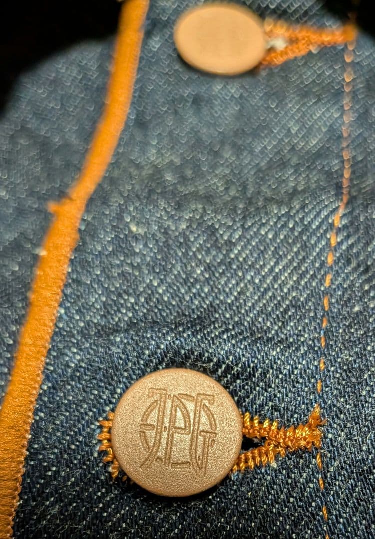 Jean Paul GAULTIER　デニムジャケット オレンジステッチ