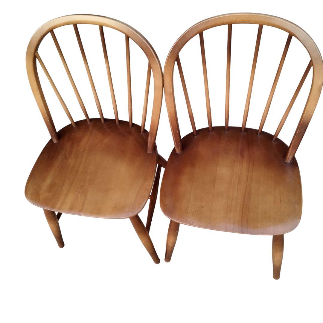 YIN灯日々専用【美品】飛騨産業　ウィンザーチェア　フープバック　12脚セット①