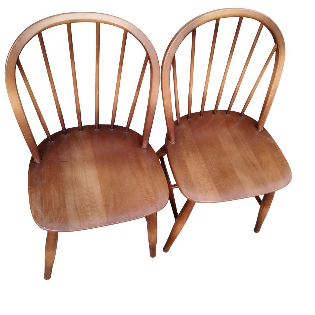 YIN灯日々専用【美品】飛騨産業　ウィンザーチェア　フープバック　12脚セット①