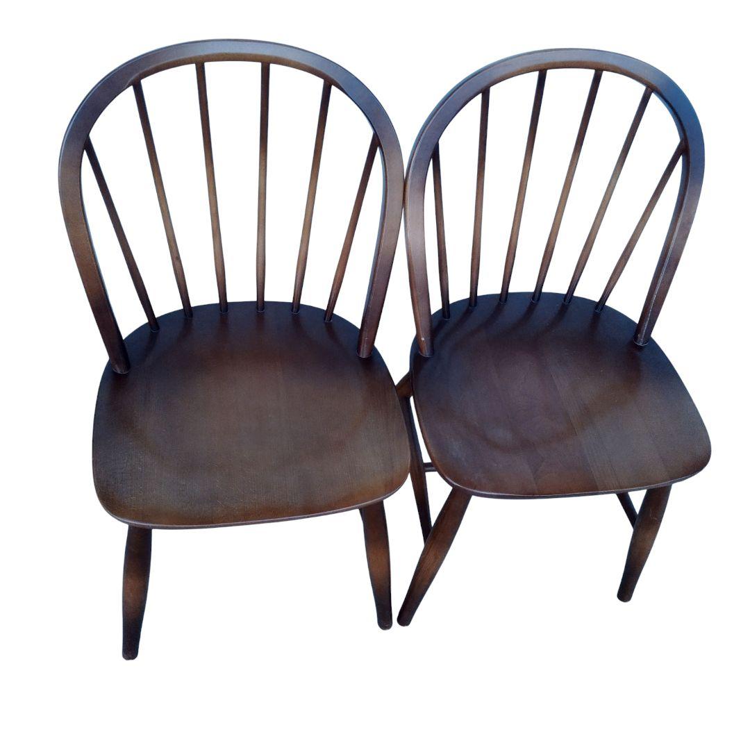 YIN灯日々専用【美品】飛騨産業　ウィンザーチェア　フープバック　12脚セット①