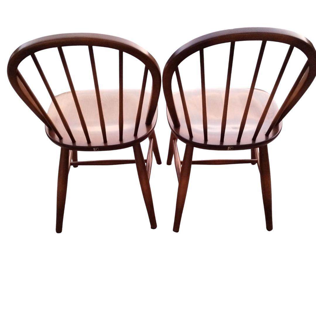 YIN灯日々専用【美品】飛騨産業　ウィンザーチェア　フープバック　12脚セット①