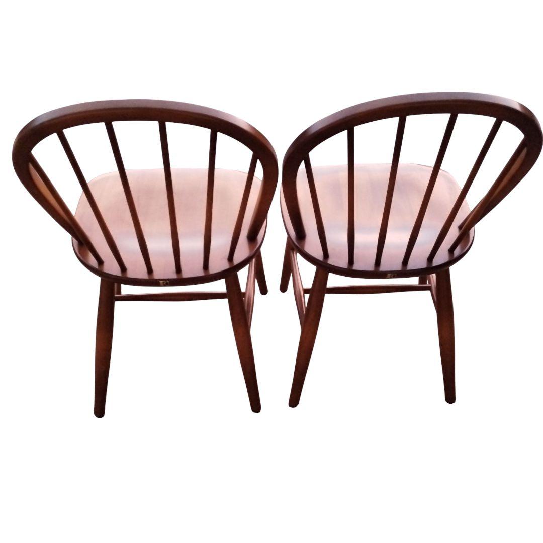 YIN灯日々専用【美品】飛騨産業　ウィンザーチェア　フープバック　12脚セット①