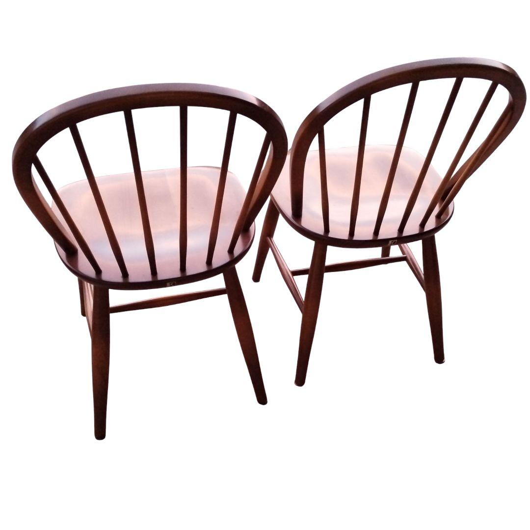 YIN灯日々専用【美品】飛騨産業　ウィンザーチェア　フープバック　12脚セット①