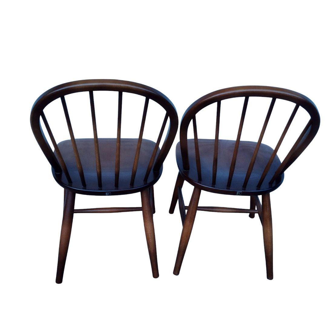 YIN灯日々専用【美品】飛騨産業　ウィンザーチェア　フープバック　12脚セット①