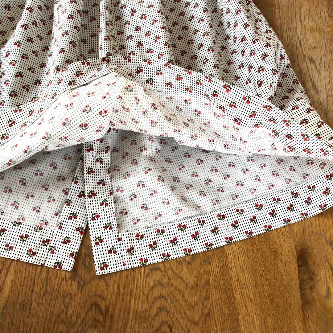 Bonpoint♡チェリー エプロンドレス 8A