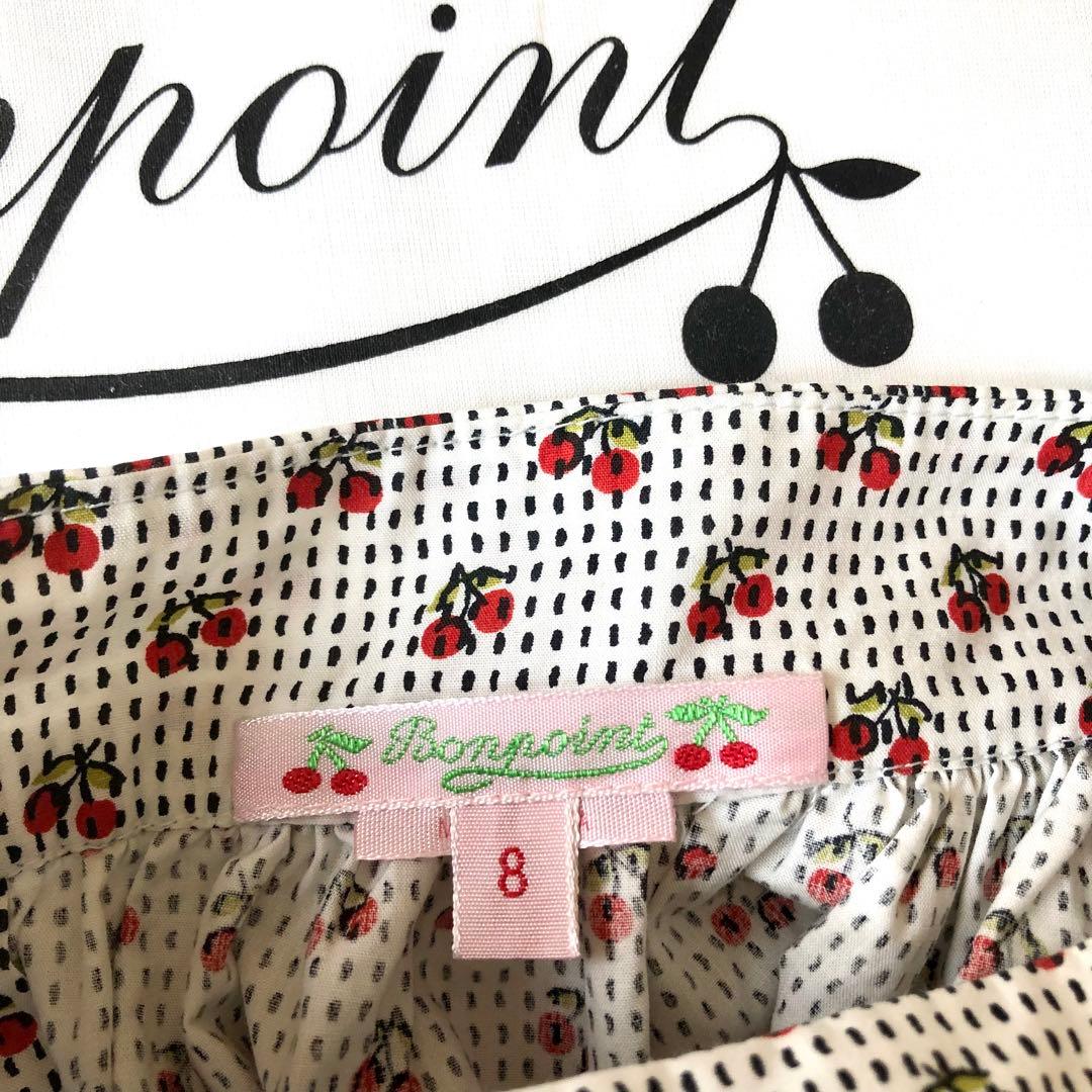 Bonpoint♡チェリー エプロンドレス 8A